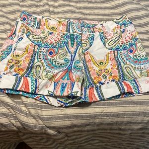 Lightly used NYCO paisley shorts size 16